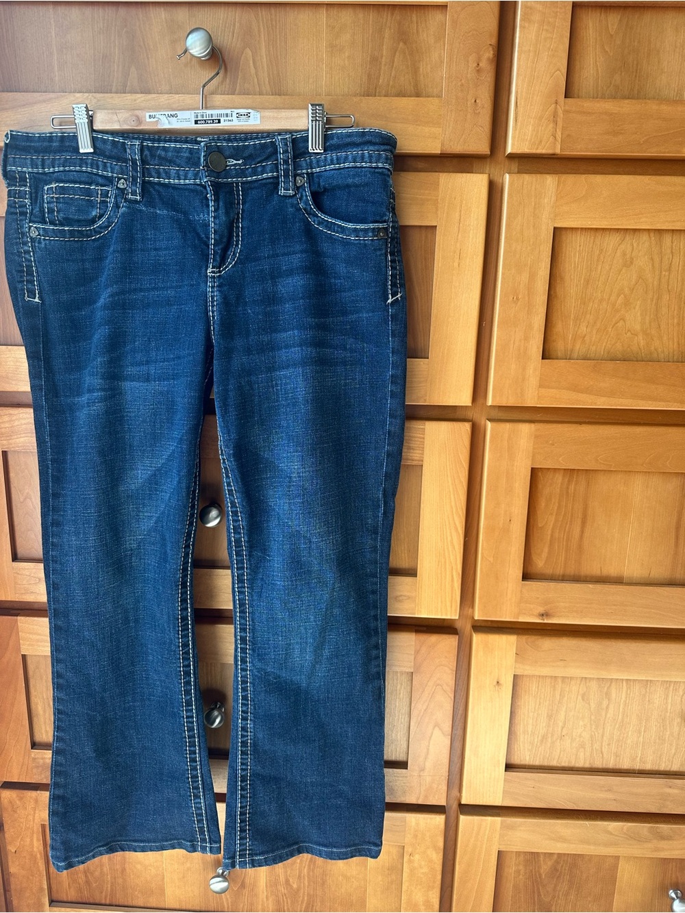 Kut from the Kloth Dark Blue Bootcut Jeans Natalie size 12